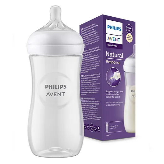 Philips Avent Natural Response Baby Feeding Bottle - 330 ml